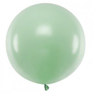 Jumbo balon pastelový zelený, 60 cm