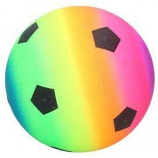 Duhový fotbalový míč, 22cm