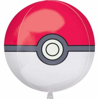 Foliový balónek Pokemon Pokeball - 38x40 cm