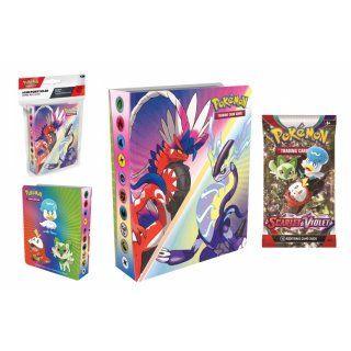 Album na karty Pokémon - Mini Portfolio + booster (10 karet)