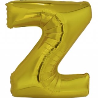 Velký fóliový balónek písmeno Z, velikost 86 cm x 60 cm