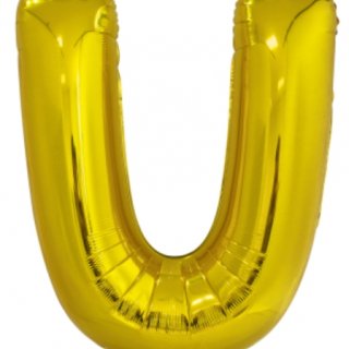 Velký fóliový balónek písmeno X, velikost 86 cm x 65 cm