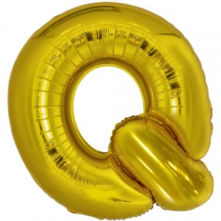 Velký fóliový balónek písmeno Q, velikost 79 cm x 72 cm