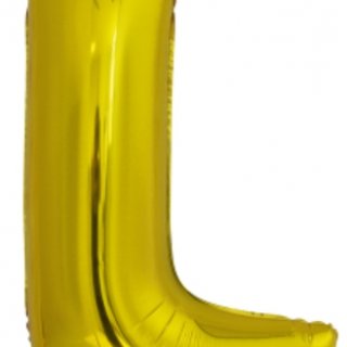 Velký fóliový balónek písmeno L, velikost 85 cm x 56 cm