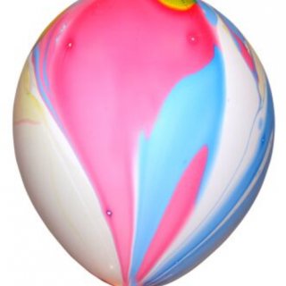 Balónky nafukovací, velikost 30cm - sada 10ks, Duha