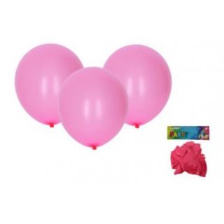 Balónky nafukovací, velikost 30cm - sada 10ks, růžový
