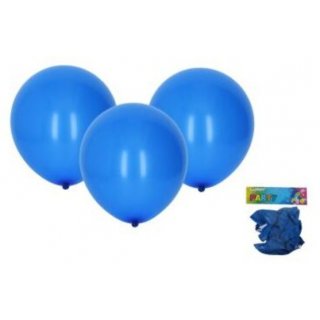 Balónky nafukovací, velikost 30cm - sada 10ks, modrý
