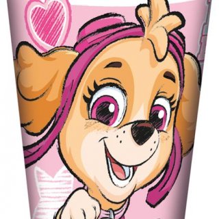 Kelímek plastový Tlapková Patrola / PAW PATROL 260 ml, růžový