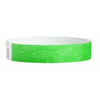 Festivalové pásky PREMIUM - neon zelené, 10ks