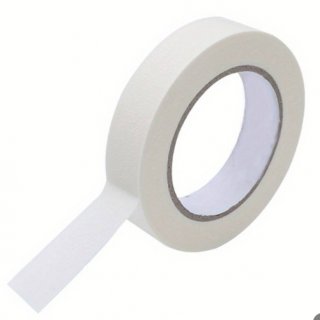 Lepící páska krepová 19 mm x 50 m bílá