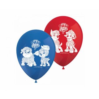 Balónky Tlapková patrola / Paw Patrol, modro červené, sada 8 ks