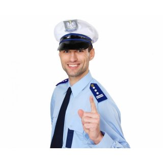 Policejní čepice s nárameníky