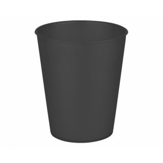 Plastový kelímek černý, znovu-použitelný, 250 ml