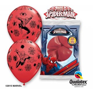 Balónky s potiskem "Spider Man" speciální pastelový mix, 28cm