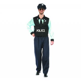 Kostým pro dospělé "Policista", menší