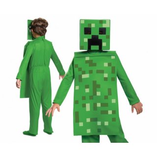 Dětský kostým Minecraft - Creeper Classic, velikost S (4-6 let)