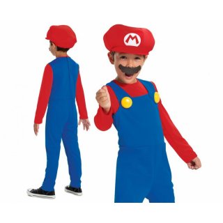 Dětský kostým Super Mario - Nintendo, velikost M (7-8 let)
