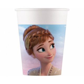 Papírové kelímky Elsa "Frozen 2 Wind Spirit", 200 ml, 8 ks