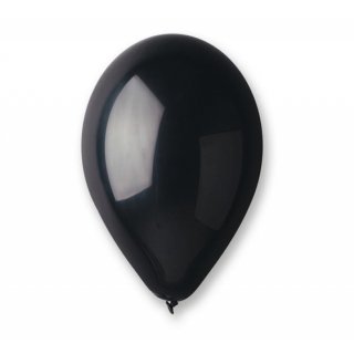 Balónek GEMAR, černý, pastelový, GM90/65 - 26 cm
