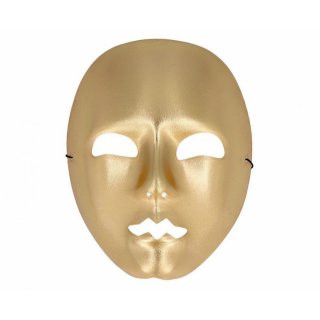 Zlatá mimická maska
