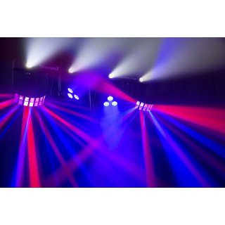 BeamZ Showbar Free 2x LED PAR, 2x Derby + Strobo