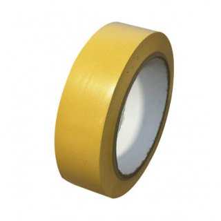 Páska lepicí PVC 30mmx33m - drsná, žlutá
